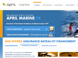 Assurance bateau avec April Marine