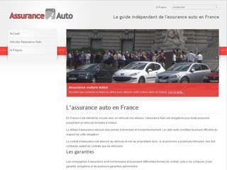 Guide assurance auto