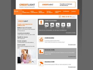 Aperçu de « http://www.creditlight.com » du 10-10-6459 par Robothumb. http://www.creditlight.com