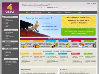 Aperçu de « http://www.4assur.fr » du 11-11-2010 par Robothumb. http://www.4assur.fr