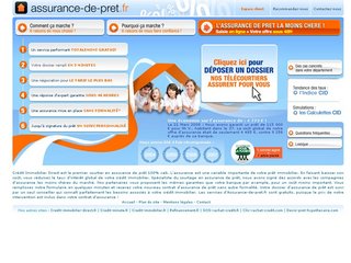 Aperçu de « http://www.assurance-de-pret.fr » du 11-11-2010 par Robothumb. http://www.assurance-de-pret.fr