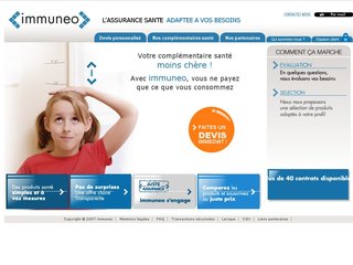 Aperçu de « http://www.immuneo.com » du 12-11-2010 par Robothumb. http://www.immuneo.com