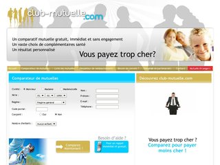 Aperçu de « http://www.club-mutuelle.com » du 26-10-0193 par Robothumb. http://www.club-mutuelle.com