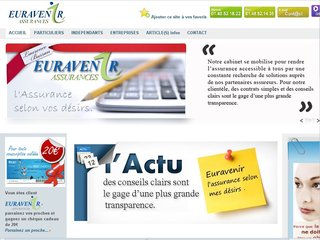 Aperçu de « http://www.euravenir.com » du 26-10-7342 par Robothumb. http://www.euravenir.com