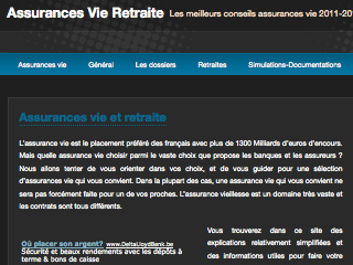 Assurances vie et retraite