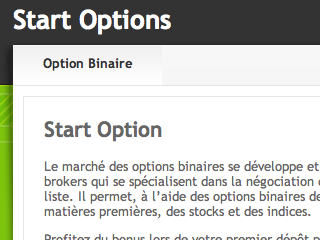 Option binaire en ligne